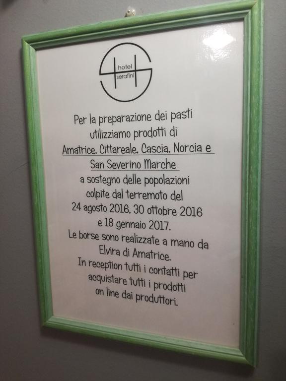 Albergo B&B Serafini Римини Экстерьер фото